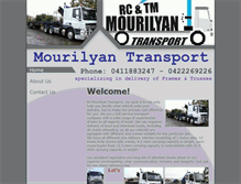 Tablet Screenshot of mourilyantransport.com